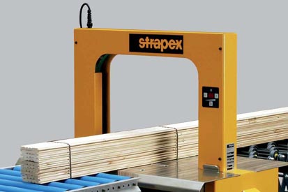 image showing a Strapex strapping machine